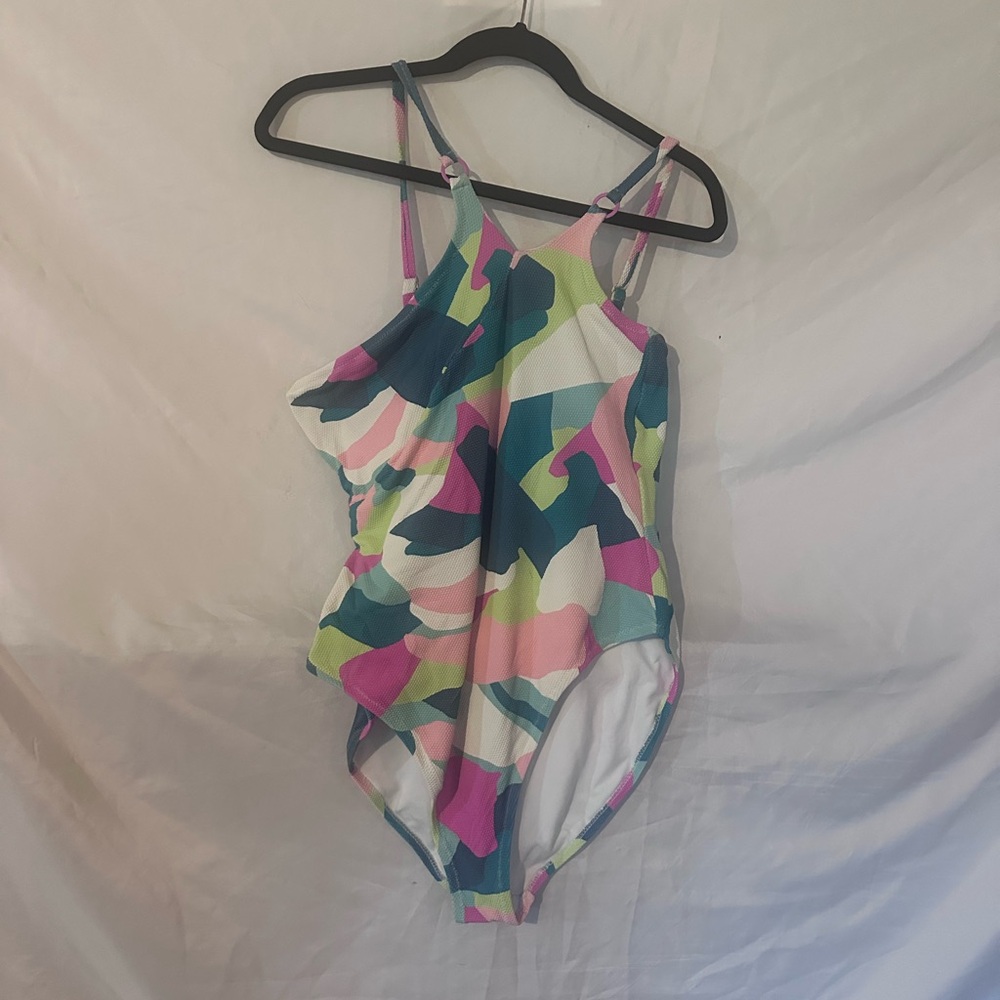 Jessica Simpson Multicolor One-Piece Swimsuit